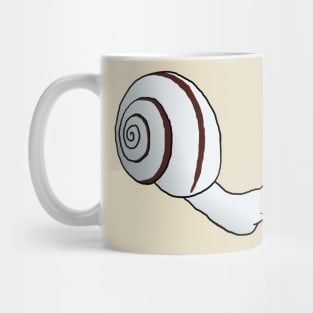 White Snail Mug